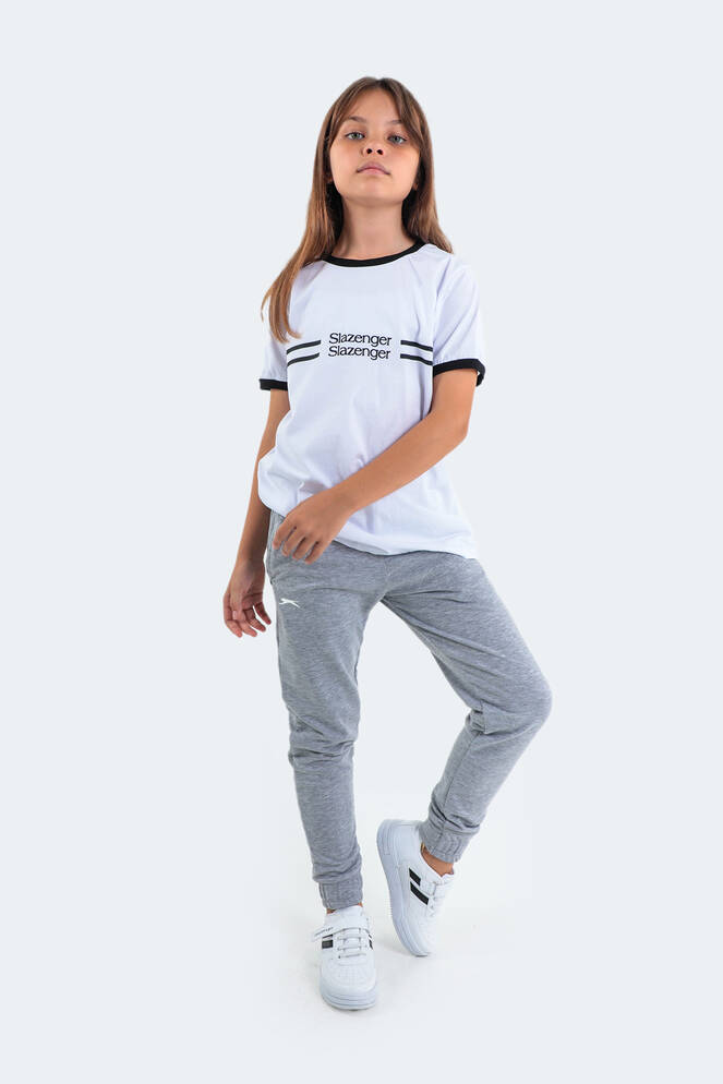 Slazenger DETLEV Unisex Çocuk Eşofman Altı Gri