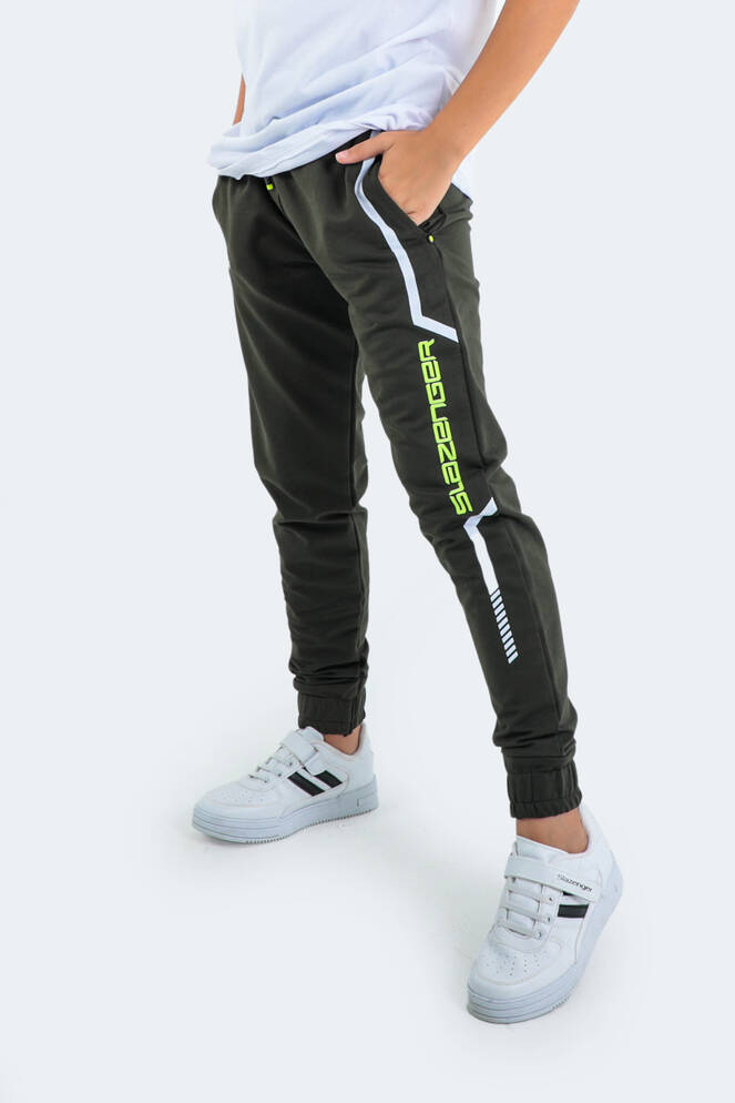 Slazenger DETLEV Unisex Çocuk Eşofman Altı Haki