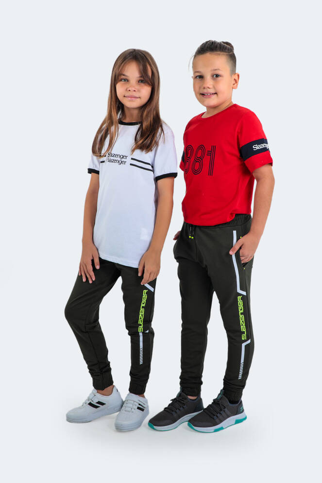 Slazenger DETLEV Unisex Çocuk Eşofman Altı Haki