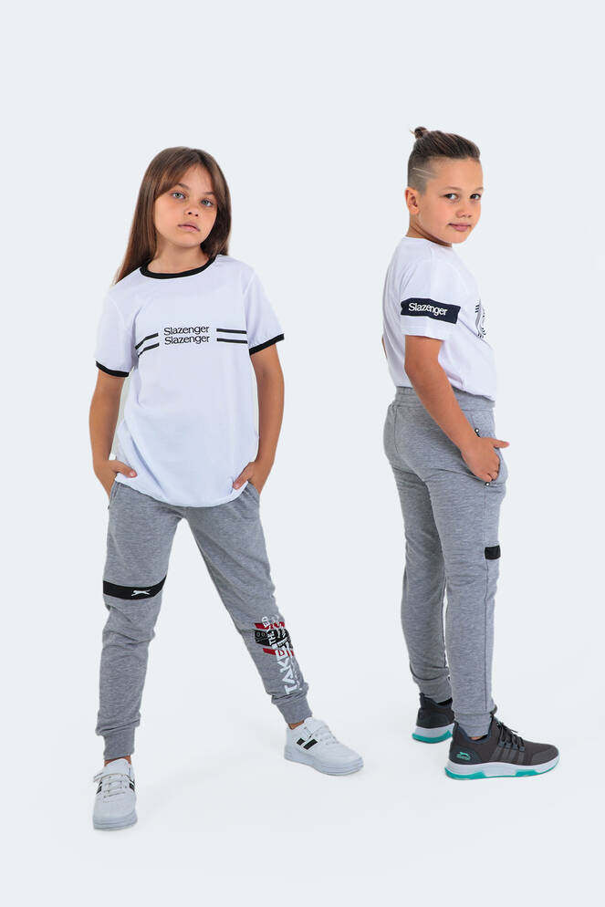 Slazenger DEVAN Unisex Children's Tracksuit Bottoms Grey