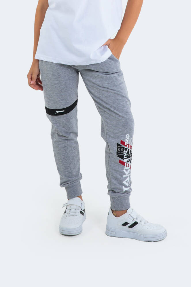 Slazenger DEVAN Unisex Çocuk Eşofman Altı Gri