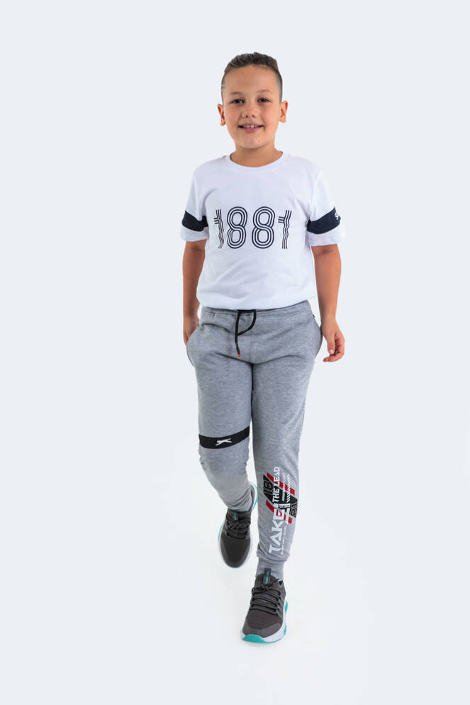 Slazenger DEVAN Unisex Çocuk Eşofman Altı Gri