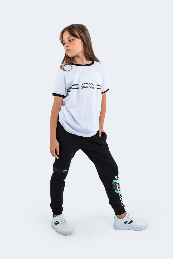 Slazenger DEVAN Unisex Çocuk Eşofman Altı Siyah