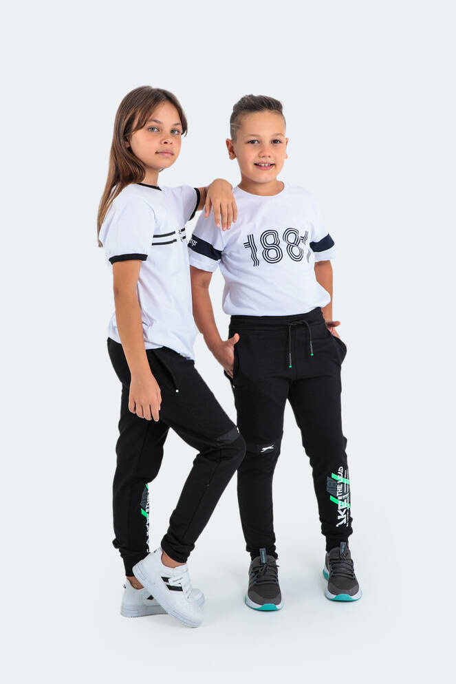 Slazenger DEVAN Unisex Çocuk Eşofman Altı Siyah