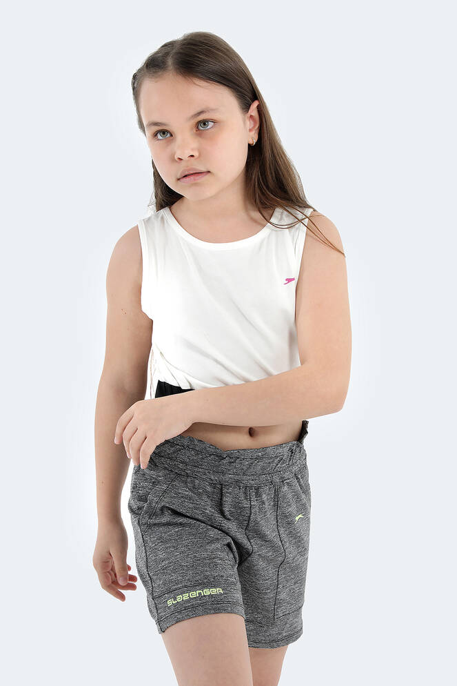 Slazenger DEVARAJ Girl Child Shorts Dark Grey