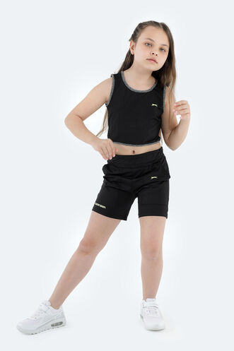 Slazenger - Slazenger DEVARAJ Girl Child Shorts Black