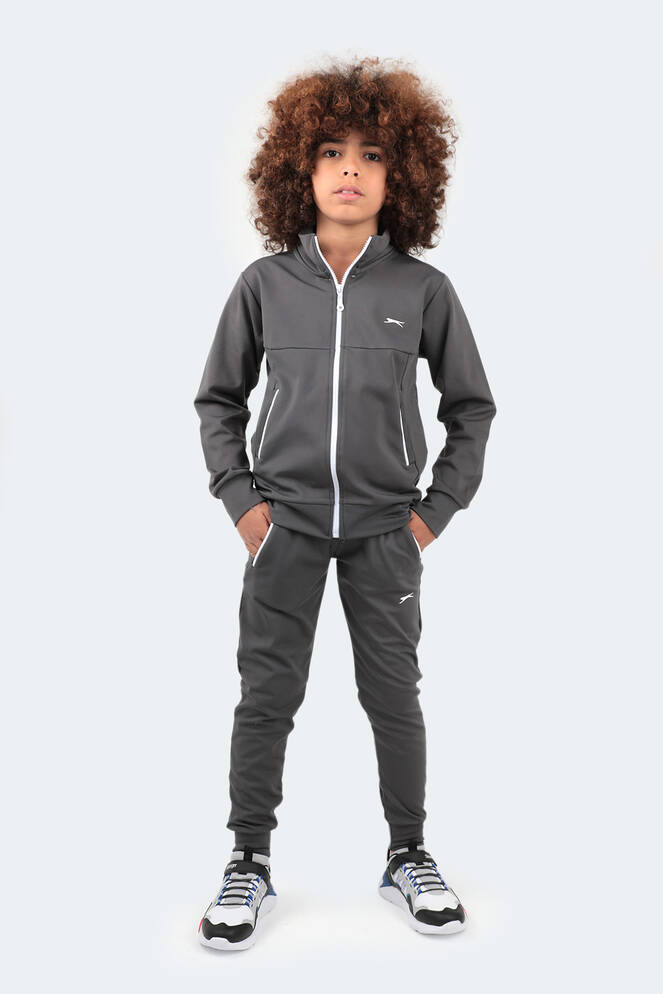 Slazenger DIFFER Unisex Children's Tracksuit Dark Grey