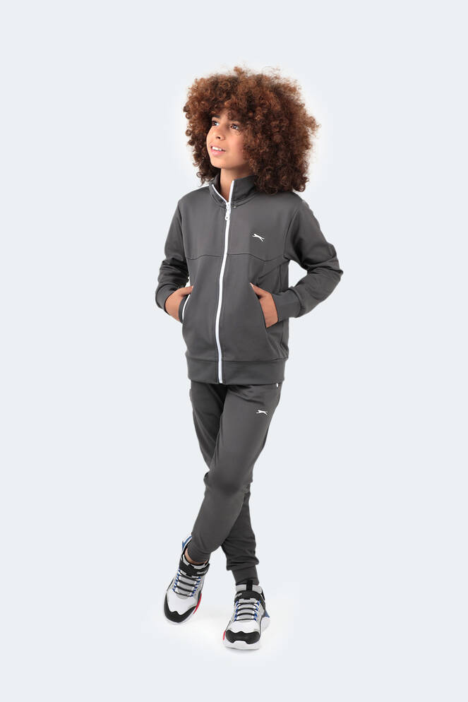 Slazenger DIFFER Unisex Children's Tracksuit Dark Grey