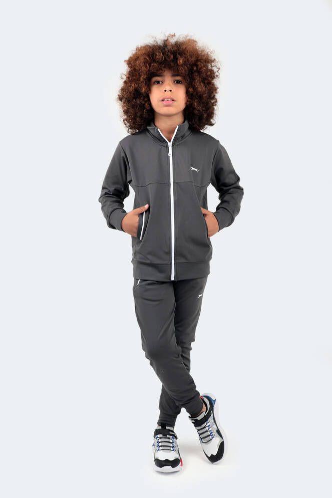 Slazenger DIFFER Unisex Children's Tracksuit Dark Grey