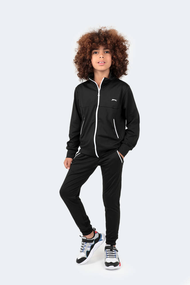 Slazenger DIFFER Unisex Çocuk Eşofman Takım Siyah