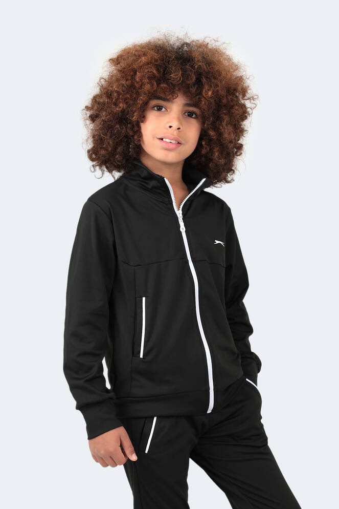 Slazenger DIFFER Unisex Çocuk Eşofman Takım Siyah