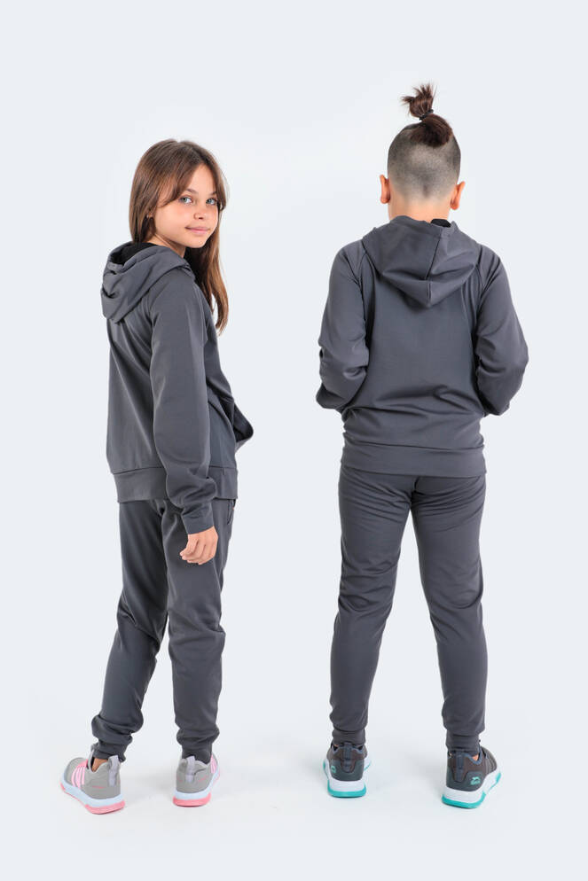 Slazenger DIKLA Unisex Children's Tracksuit Dark Grey