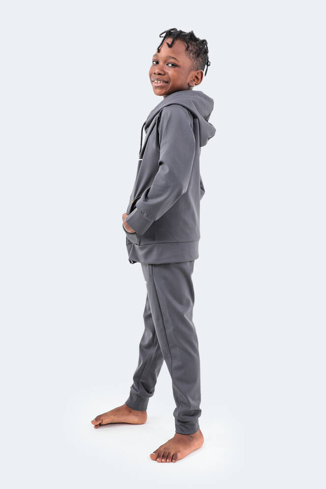 Slazenger DIKLA Unisex Children's Tracksuit Dark Grey