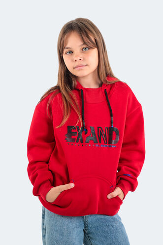 Slazenger DILAY Unisex Children's Sweatshirt Red - Thumbnail