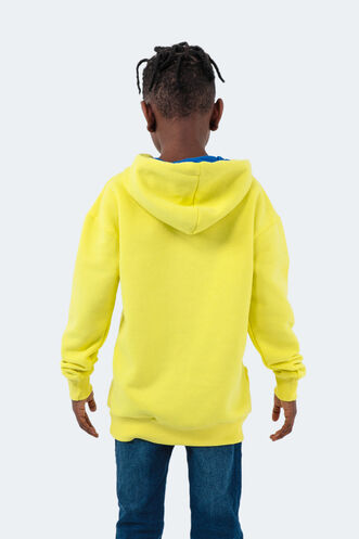 Slazenger DILAY Unisex Children's Sweatshirt Yellow - Thumbnail