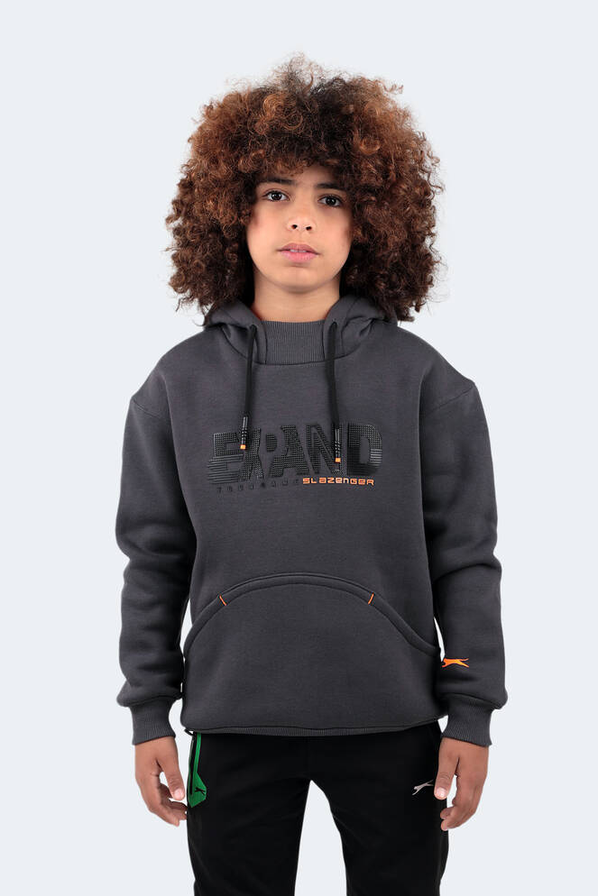 Slazenger DILAY Unisex Çocuk Sweatshirt Koyu Gri