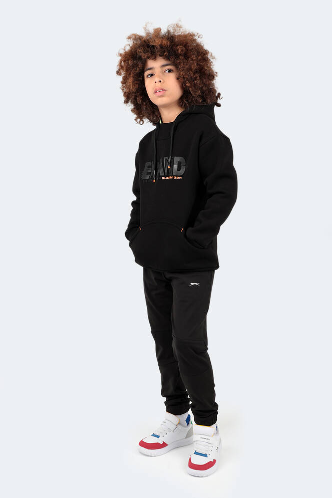 Slazenger DILAY Unisex Çocuk Sweatshirt Siyah