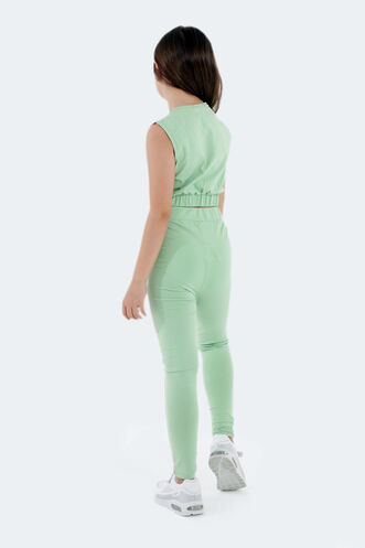 Slazenger DIMAS Girls' Leggings Set Green - Thumbnail