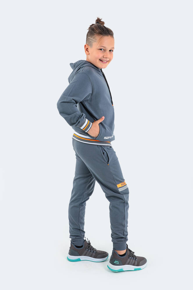 Slazenger DIODOR Unisex Children's Tracksuit Dark Grey