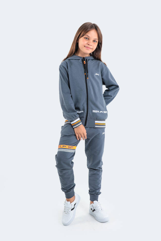 Slazenger DIODOR Unisex Children's Tracksuit Dark Grey