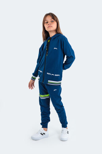 Slazenger DIODOR Unisex Children's Tracksuit Navy - Thumbnail