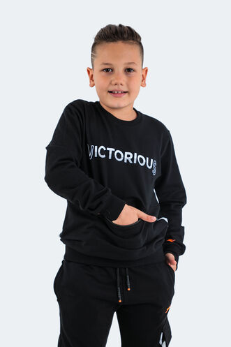 Slazenger DION Children's Tracksuit Black - Thumbnail