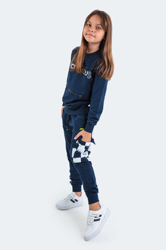 Slazenger DION Children's Tracksuit Navy - Thumbnail