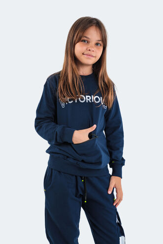 Slazenger DION Children's Tracksuit Navy - Thumbnail