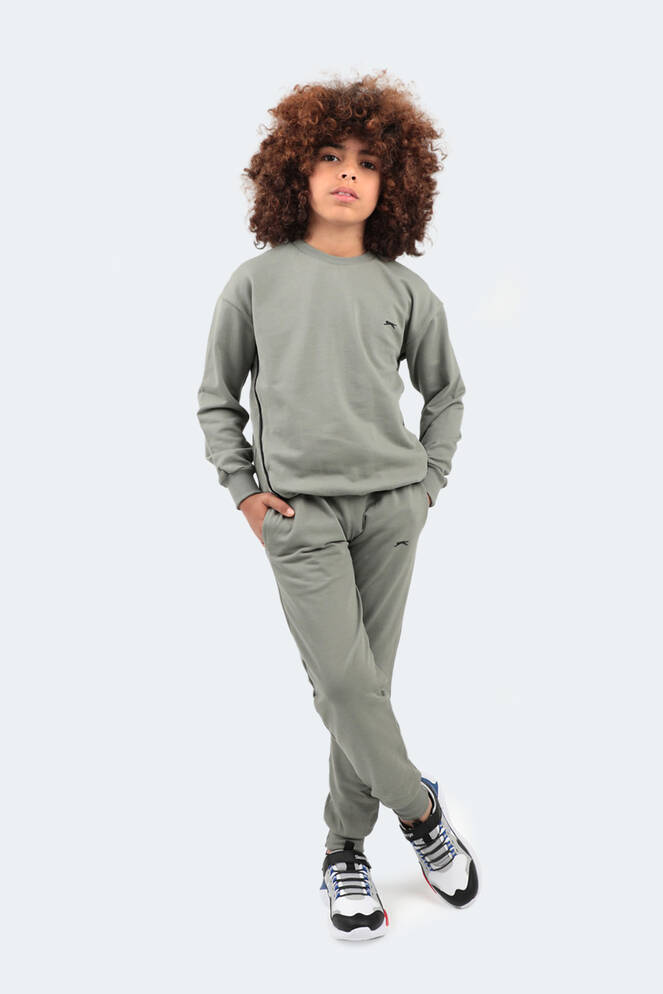 Slazenger DISEL Unisex Children's Tracksuit Khaki