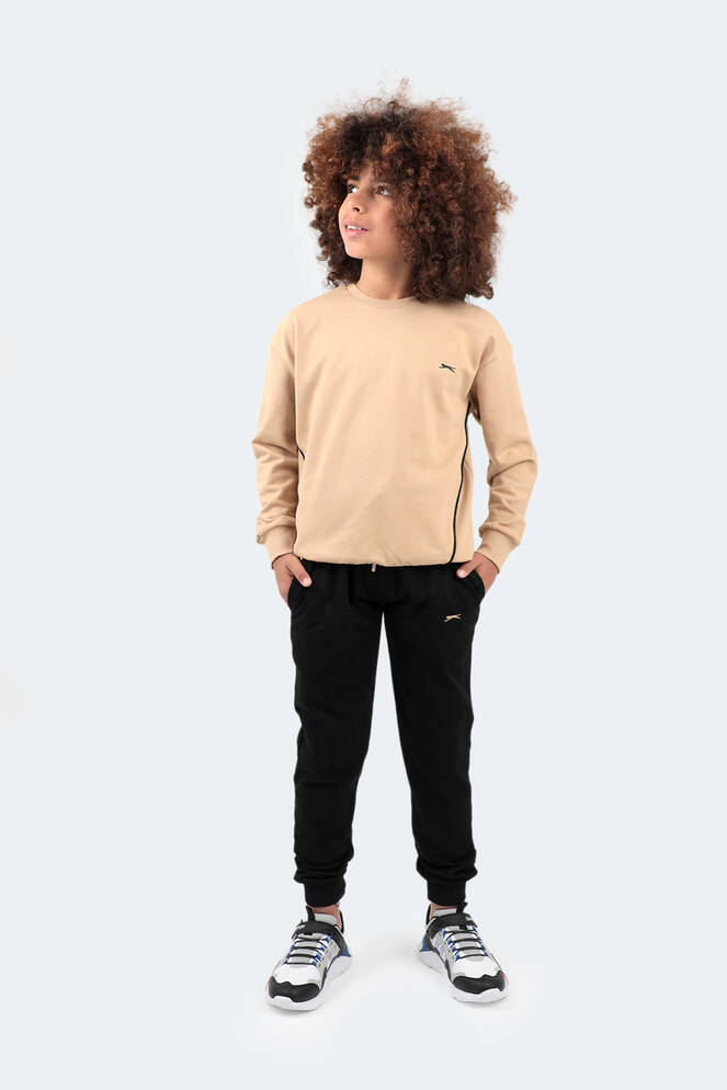 Slazenger DISEL Unisex Çocuk Eşofman Takım Bej