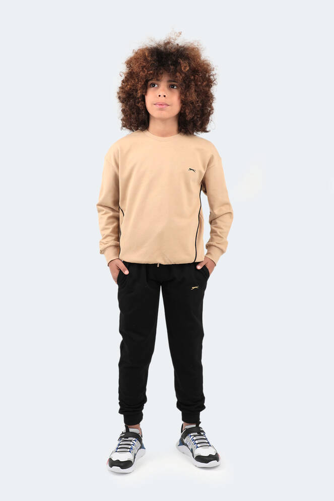 Slazenger DISEL Unisex Çocuk Eşofman Takım Bej