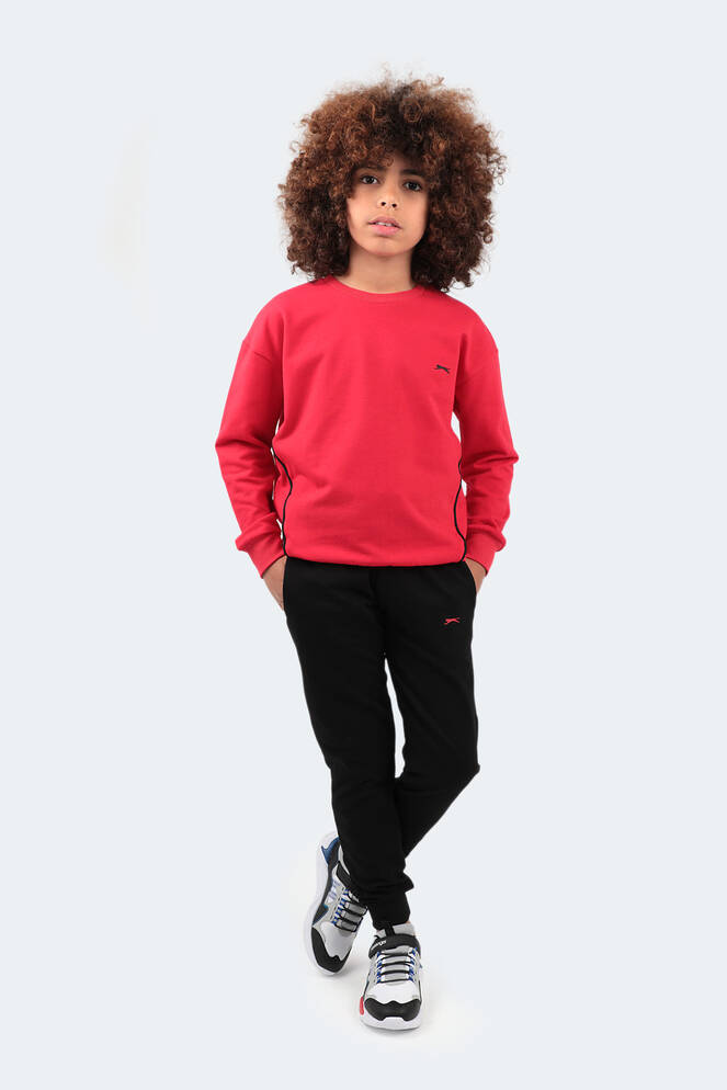 Slazenger DISEL Unisex Çocuk Eşofman Takım Kırmızı