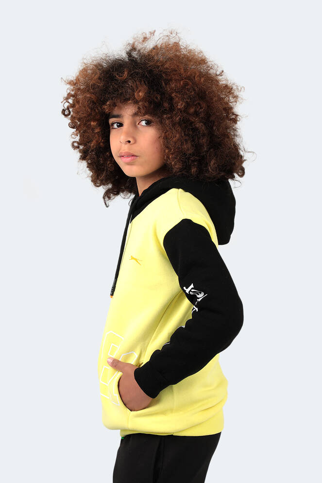 Slazenger DJURO Unisex Çocuk Sweatshirt Sarı