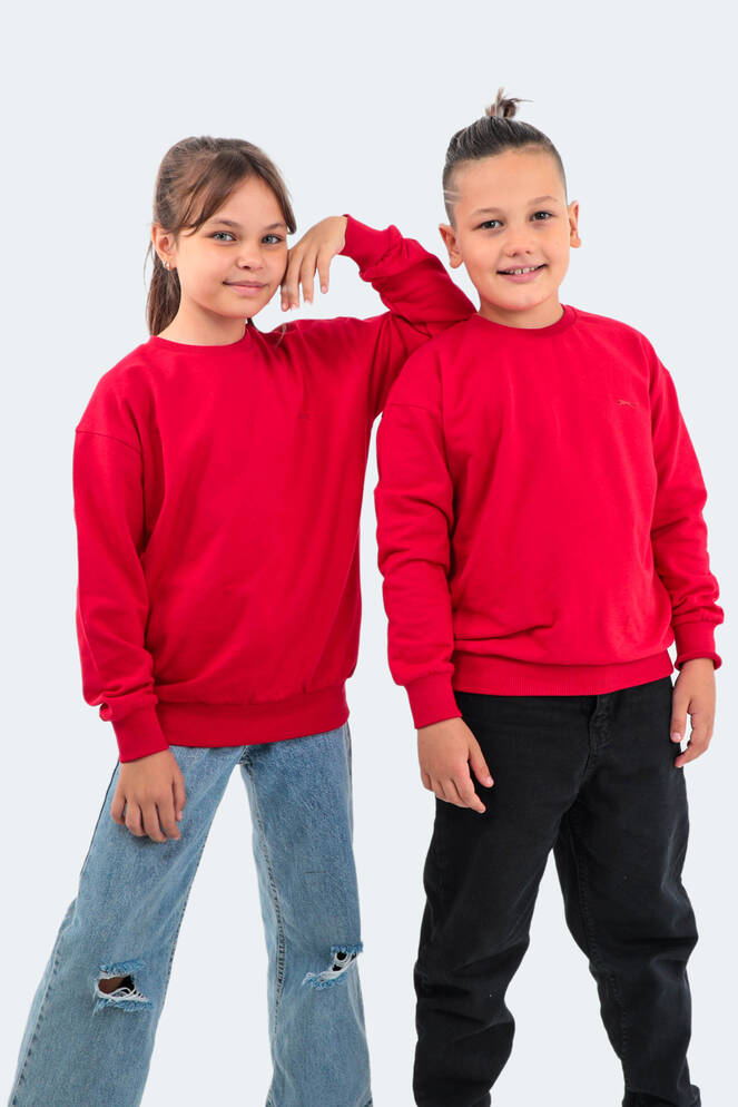 Slazenger DNA Kids Unisex Sweatshirt Red