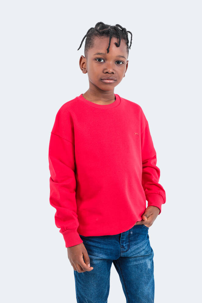 Slazenger DNA Kids Unisex Sweatshirt Red