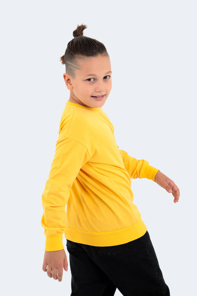 Slazenger DNA Unisex Kids Sweatshirt Yellow