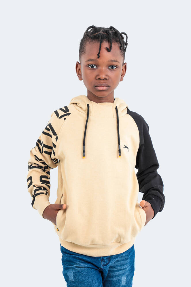 Slazenger DRAVEN Children's Unisex Sweatshirt Beige