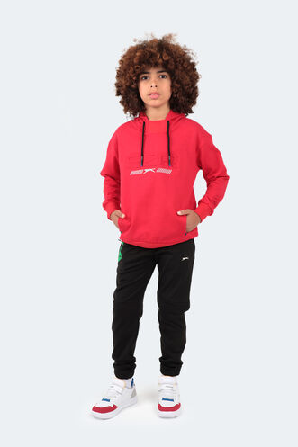 Slazenger DROR Unisex Children's Sweatshirt Red - Thumbnail