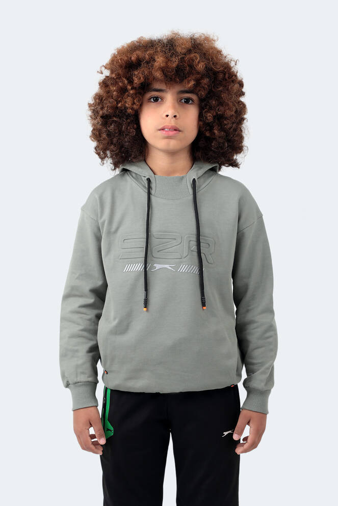 Slazenger DROR Unisex Çocuk Sweatshirt Haki