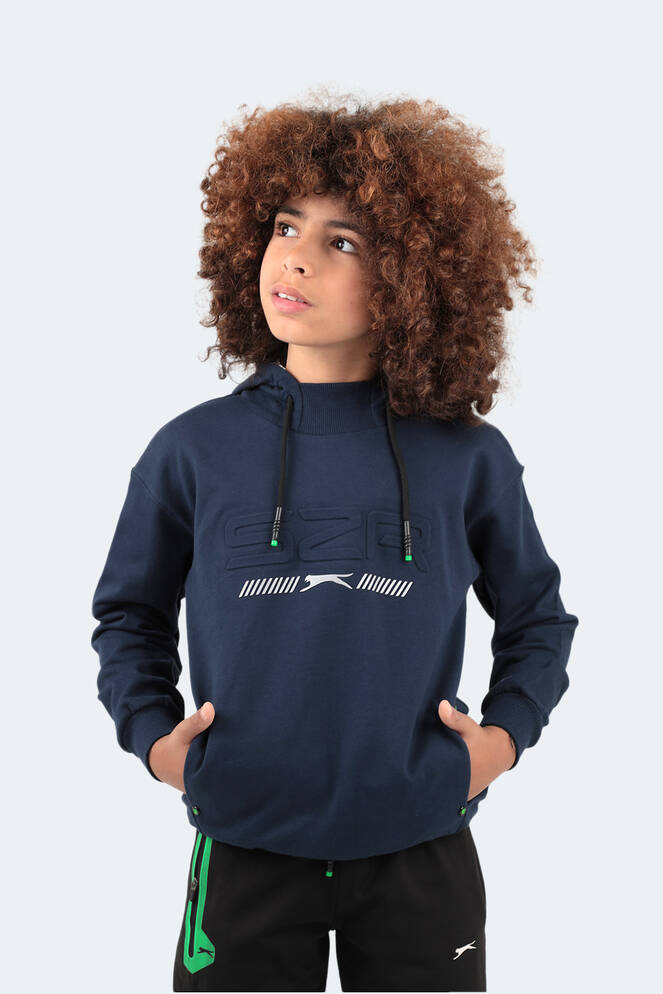 Slazenger DROR Unisex Çocuk Sweatshirt Lacivert