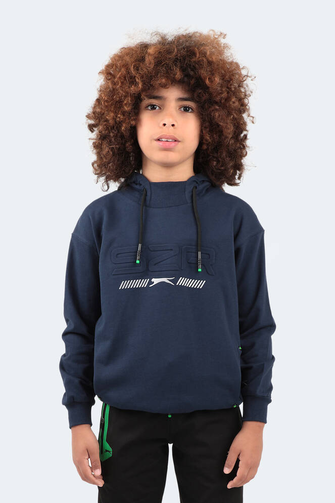 Slazenger DROR Unisex Çocuk Sweatshirt Lacivert