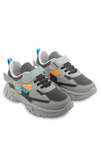 Slazenger EAR Sneaker Boys Shoes Gray - Thumbnail