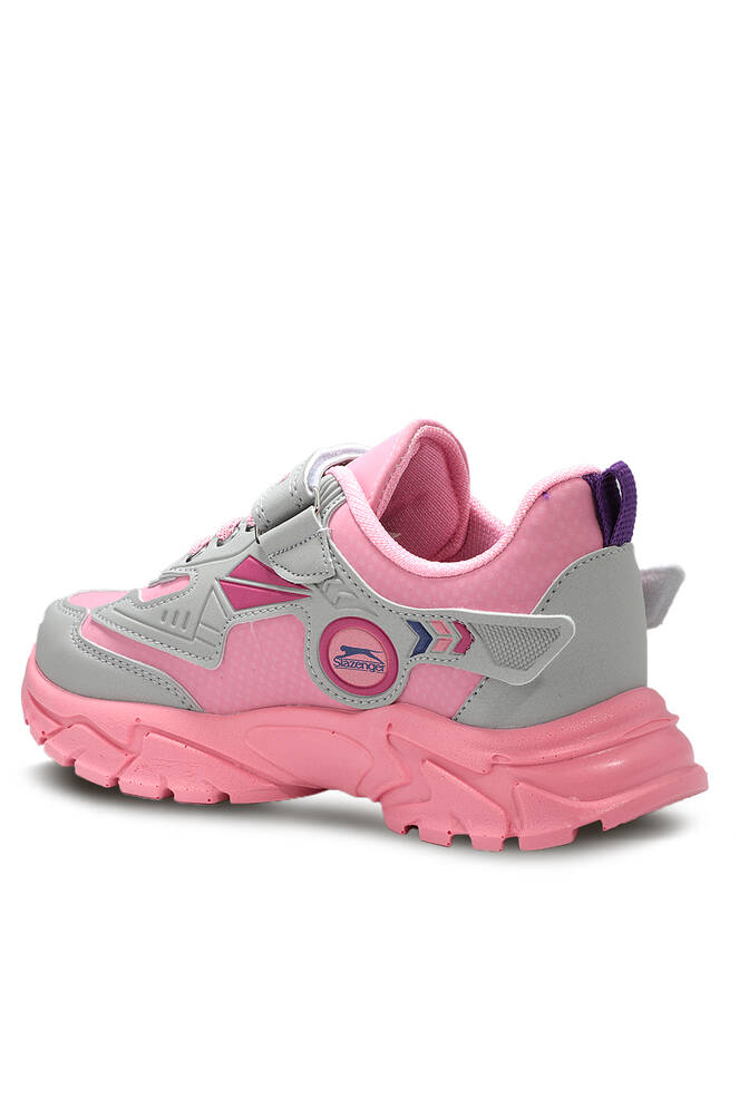 Slazenger EAR Sneaker Girls Children's Shoes Gray - Pink