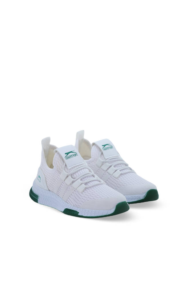 Slazenger EDDIE H Sneaker Erkek Çocuk Ayakkabı Beyaz - Yeşil