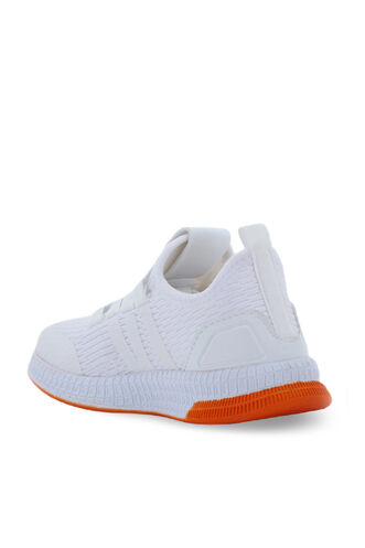 Slazenger EDDIE H Sneaker Girls Children's Shoes White - Orange - Thumbnail