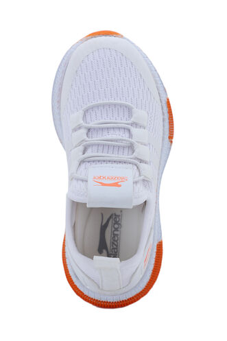 Slazenger EDDIE H Sneaker Girls Children's Shoes White - Orange - Thumbnail