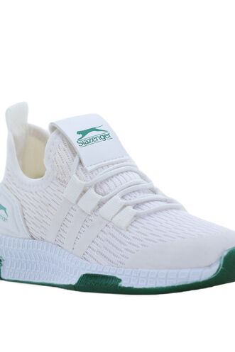 Slazenger EDDIE H Sneaker Boys' Shoes White - Green - Thumbnail