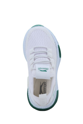 Slazenger EDDIE H Sneaker Boys' Shoes White - Green - Thumbnail