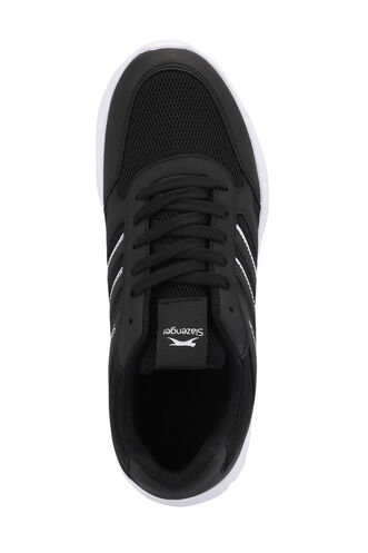 Slazenger EFRAT Plus Size Men's Sneaker Shoes Black - White - Thumbnail