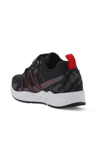 Slazenger ELIPS Boys' Sneaker Shoes Black Camouflage - Thumbnail